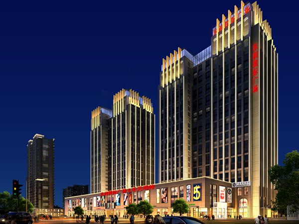 北京,天津,河北,唐山,沧州东润国际广场夜景照明设计及施工